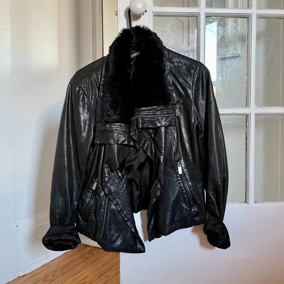 100% Lambskin Leather Jacket - Picture 2 of 4